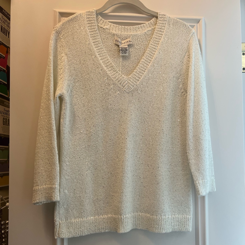 Nwt Doncaster Sequin Sweater